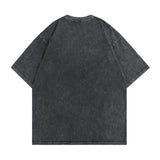 Men T-Shirt Tiger Print Vintage