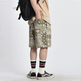 Men Shorts Paisley Shorts Loose Straight Trend Sports