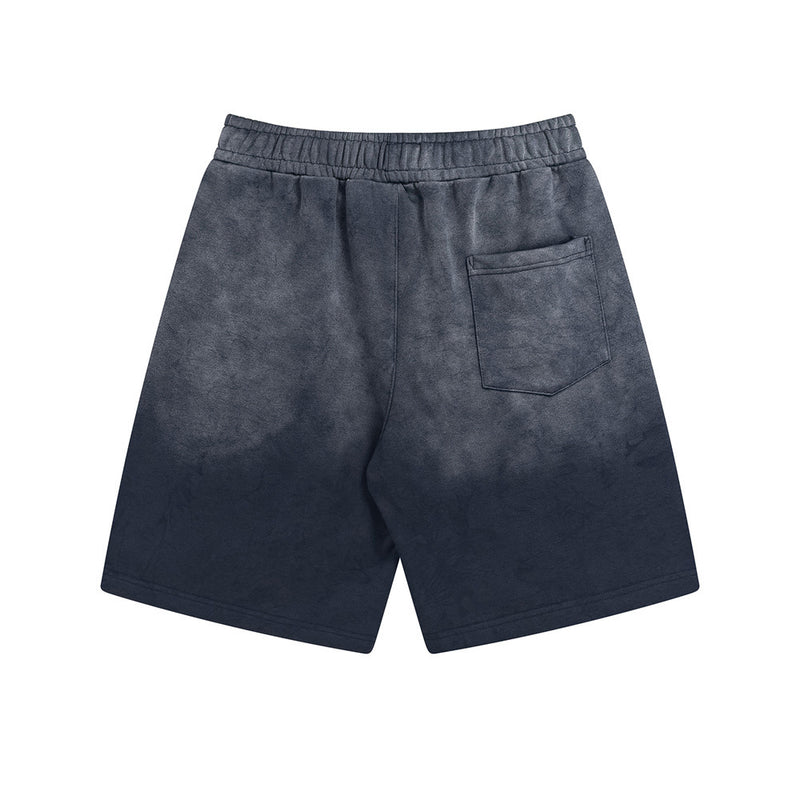 Men Shorts Summer Tie-Dye Loose Embroidery Sports