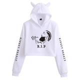Nipsey Hussle Hoodie Rap Star Trendy Loose Cat Ears for Women