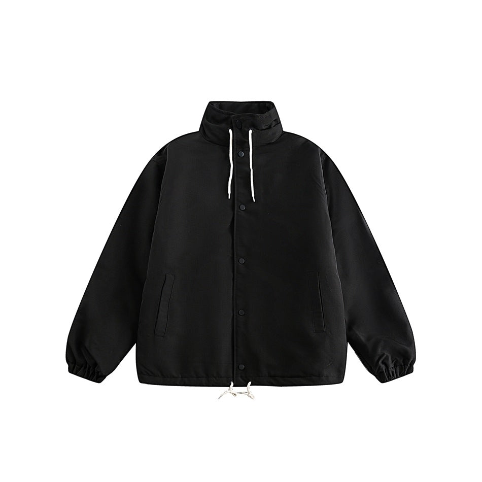 Unisex Coat Leisure Loose Stand Collar Coat Winter