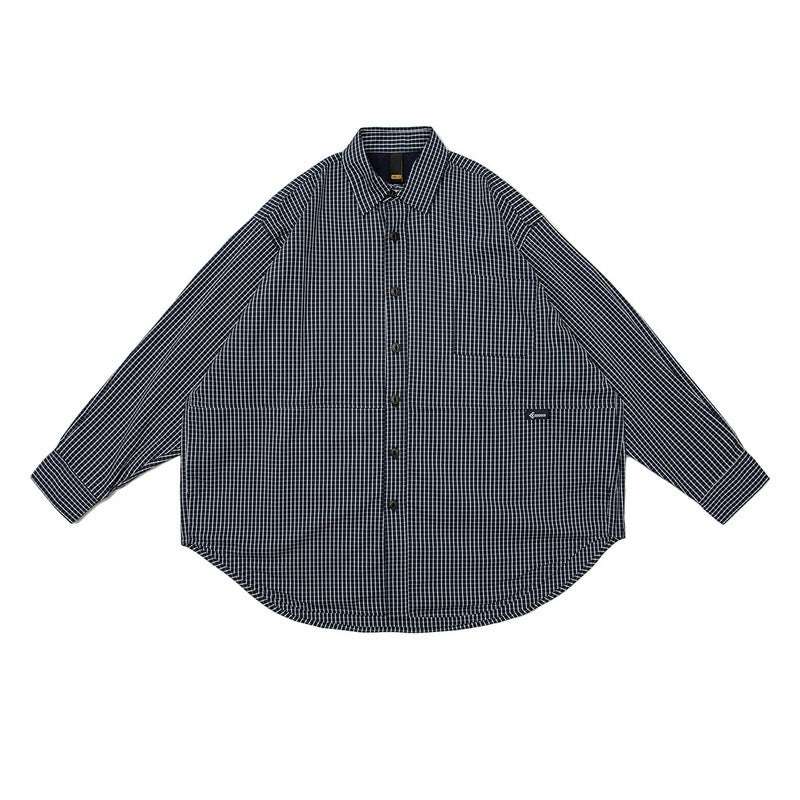 Long Sleeved Shirt Retro Plaid Shirt Loose All-Match