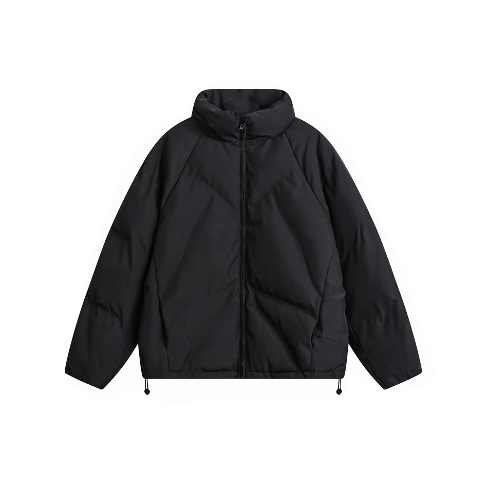 Unisex Coat Stand Collar Coat Thickened Winter