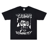 Rock Star T Shirt Underground Psychedelic Garage Punk the Cramps Band Rock Loose T-shirt Short Sleeve
