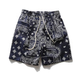 Men Shorts Paisley Shorts Loose Straight Trend Sports