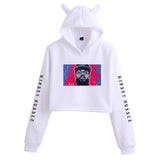 Nipsey Hussle Hoodie Rap Star Trendy Loose Cat Ears for Women