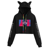 Nipsey Hussle Hoodie Rap Loose Cat Ears Sweater for Women