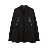 Long Sleeve Shirt Special-Interest Design Thin Coat