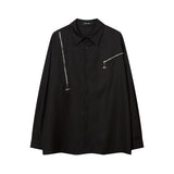 Long Sleeve Shirt Special-Interest Design Thin Coat