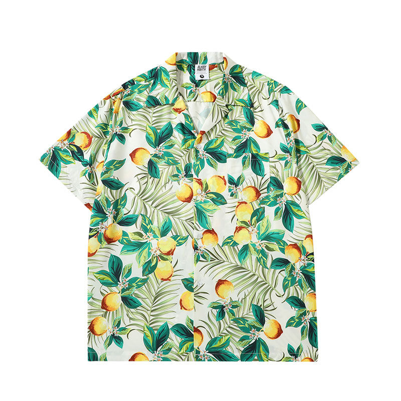Short Sleeve Shirt Vintage Beach Shirt