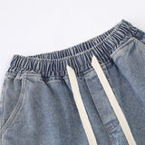 Men Shorts Cross XINGX Cut-out Denim Shorts