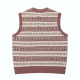 Men Sweater V-neck Sweater Woolen Vest Men