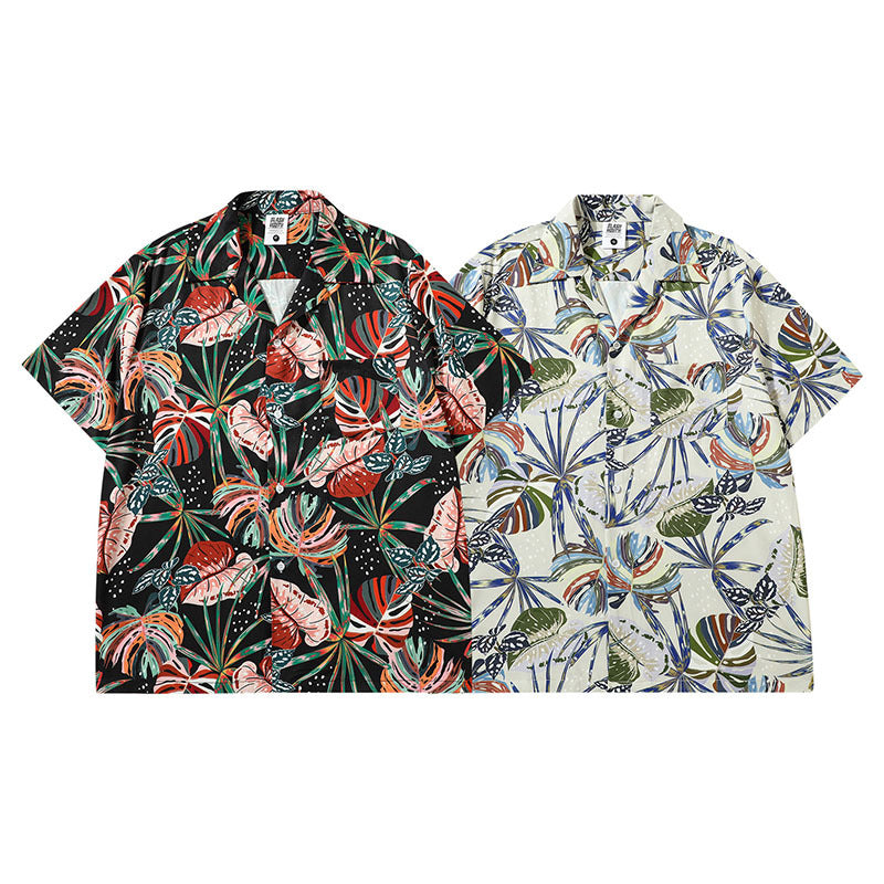 Short Sleeve Shirt Vintage Beach Shirt