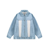 Unisex Coat Winter Lamb Wool Denim Coat