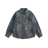 Long Sleeve Retro Contrast Patch