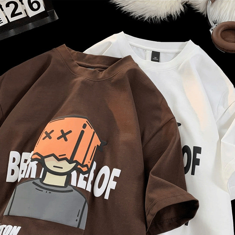 Men T Shirt Summer plus Size Heavy