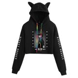 Nipsey Hussle Hoodie Rap Loose Cat Ears Sweater for Women