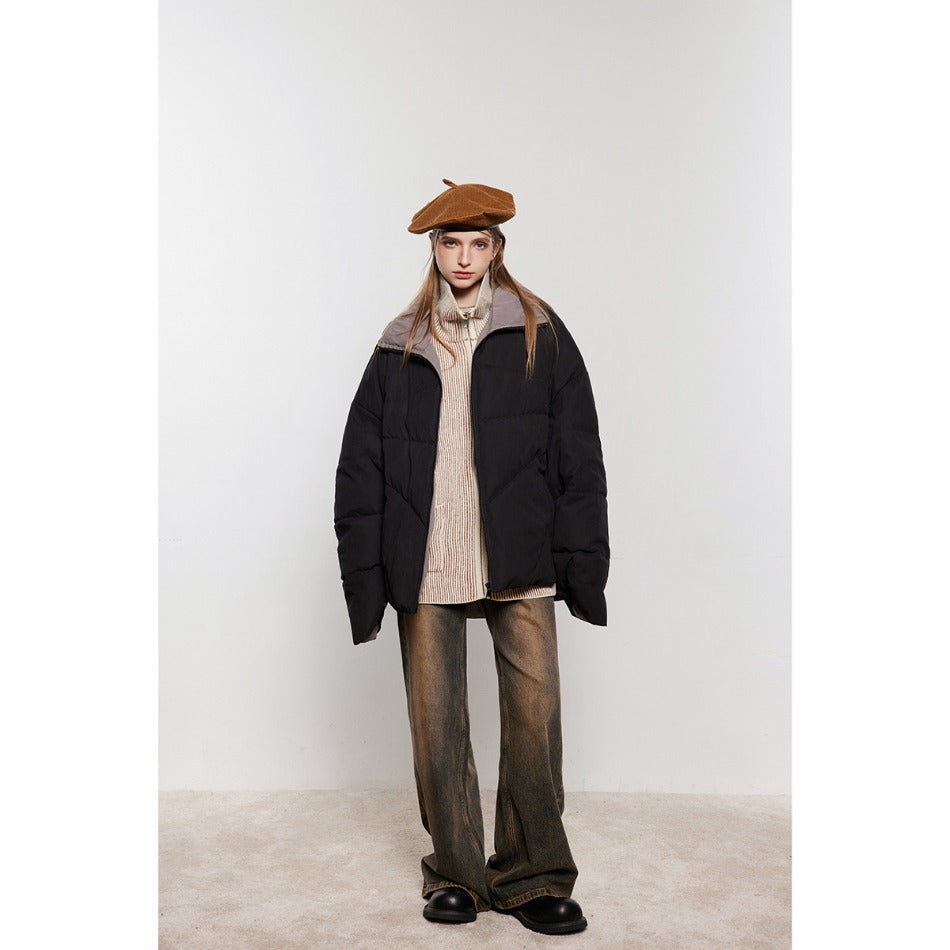 Unisex Coat Winter Warm Couple Loose