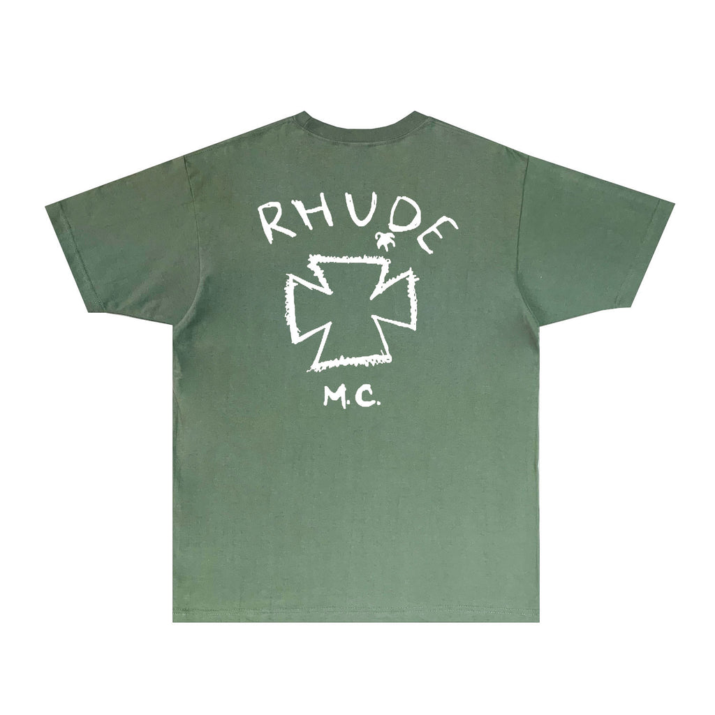 Rhude T Shirts Printed Trendy Pure Cotton