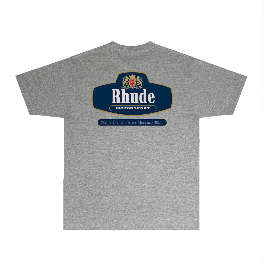Rhude T Shirts Printed Trendy Pure Cotton