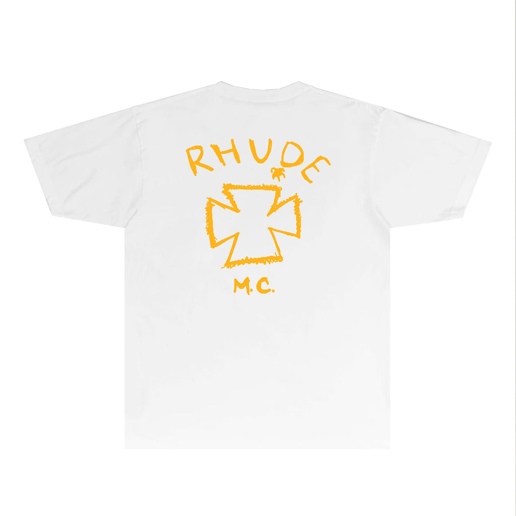 Rhude T Shirts Printed Trendy Pure Cotton