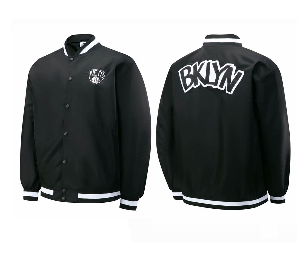 NBA Jacket with All Teams Patterns Warriors Lakers Basketball Wear Loose Thin