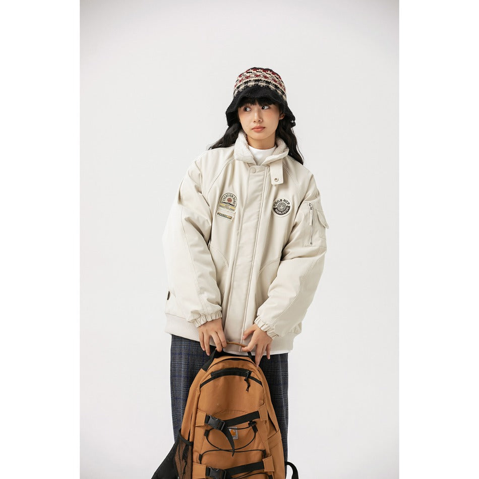 Unisex Coat Pilot Loose Couple