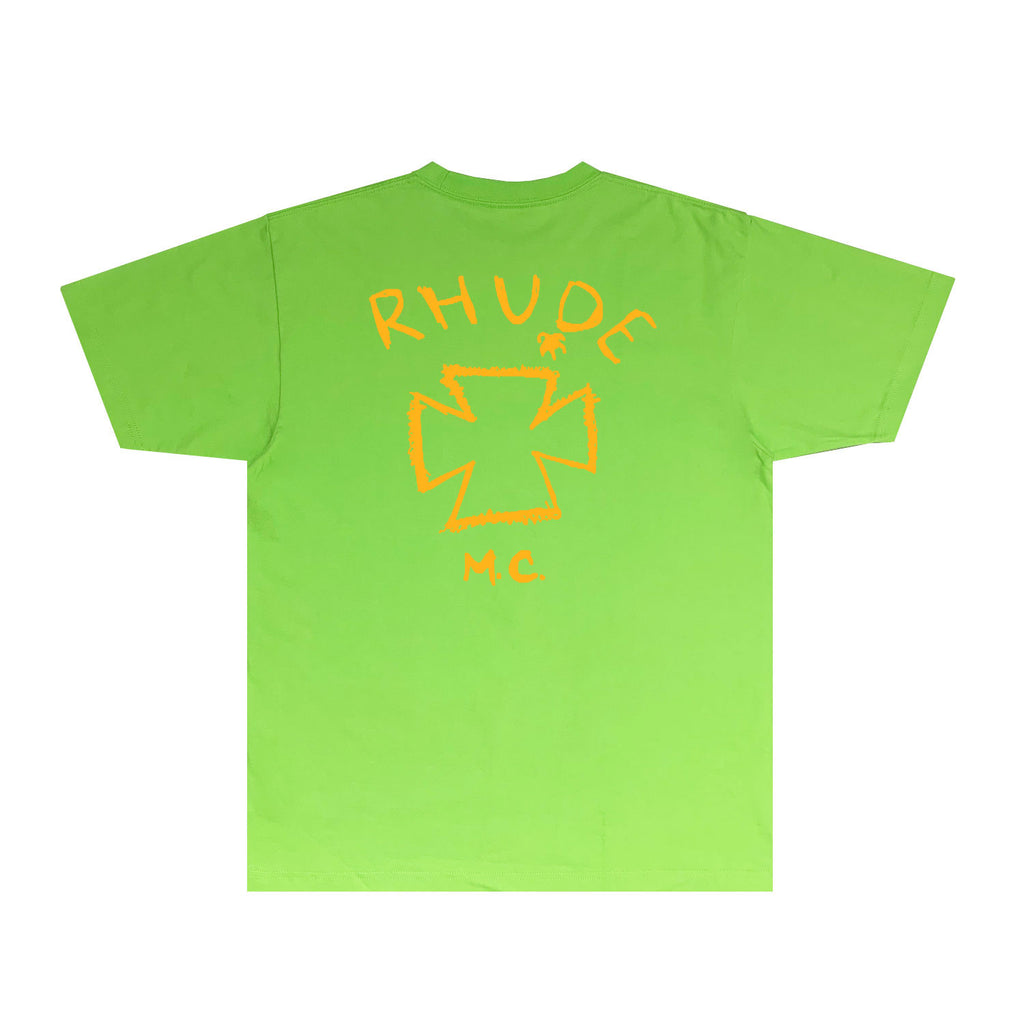 Rhude T Shirts Printed Trendy Pure Cotton