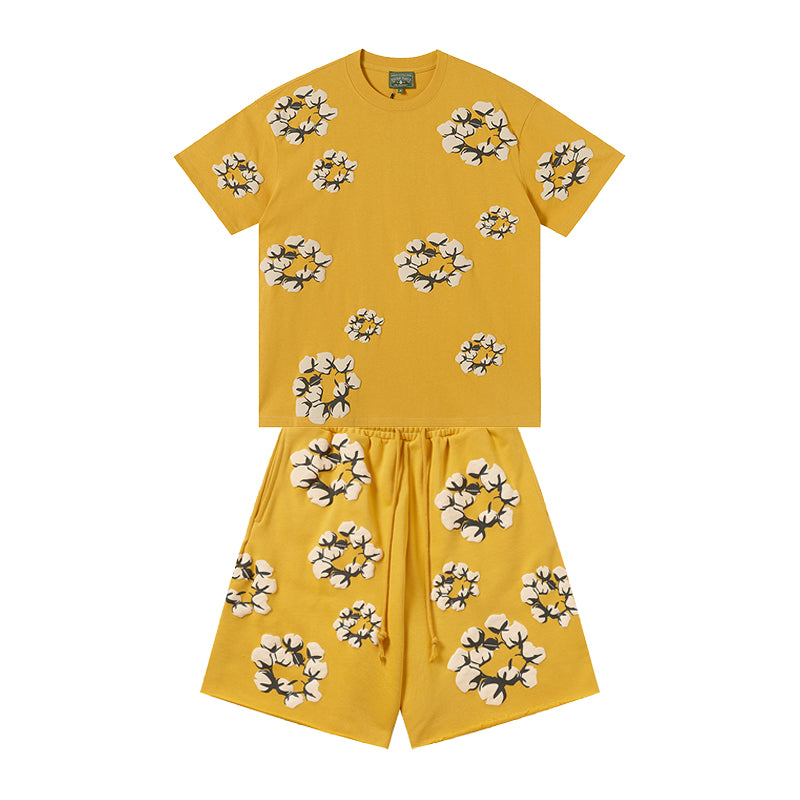 Denim Tears T shirt & Shorts 2 Piece Set