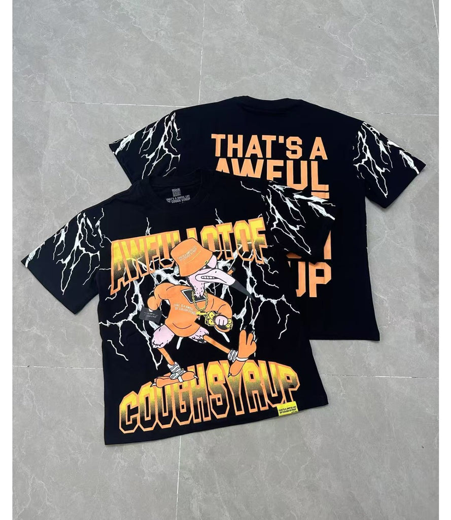 Cough Syrup T Shirts Direct Injection Hot Diamond Short Sleeves