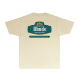 Rhude T Shirts Printed Trendy Pure Cotton