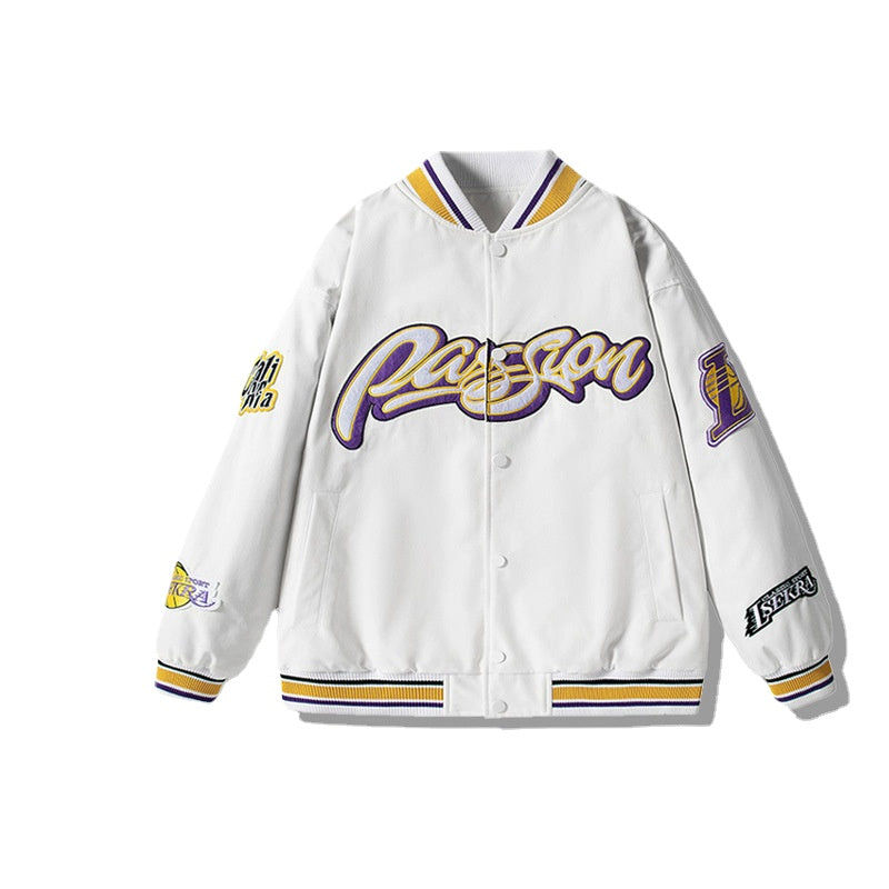 NBA Jacket with All Teams Patches NASA Joint-Name Ke Baseball Uniform Basketball Jacket