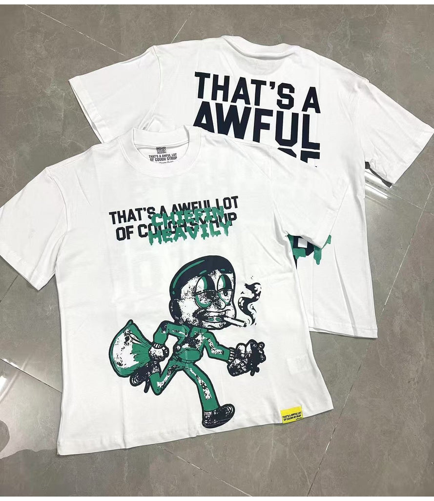 Cough Syrup T Shirts Direct Injection Hot Diamond Short Sleeves