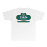 Rhude T Shirts Printed Trendy Pure Cotton