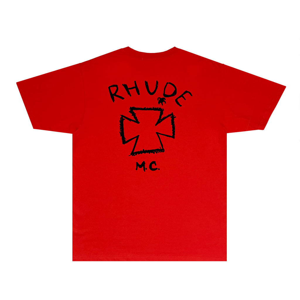 Rhude T Shirts Printed Trendy Pure Cotton