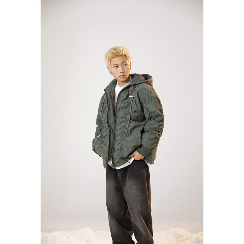 Unisex Coat Hooded Jacket Loose Winter Warm Couple