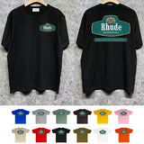 Rhude T Shirts Printed Trendy Pure Cotton