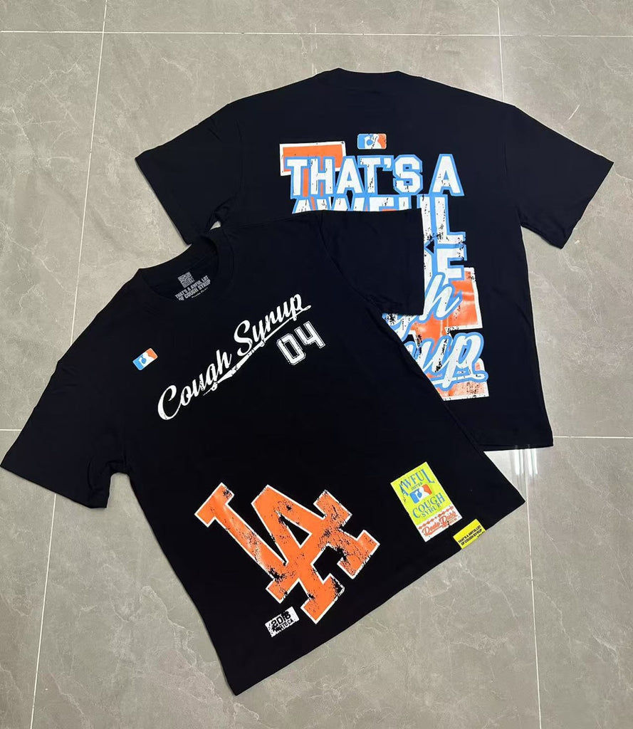 Cough Syrup T Shirts Direct Injection Hot Diamond Short Sleeves