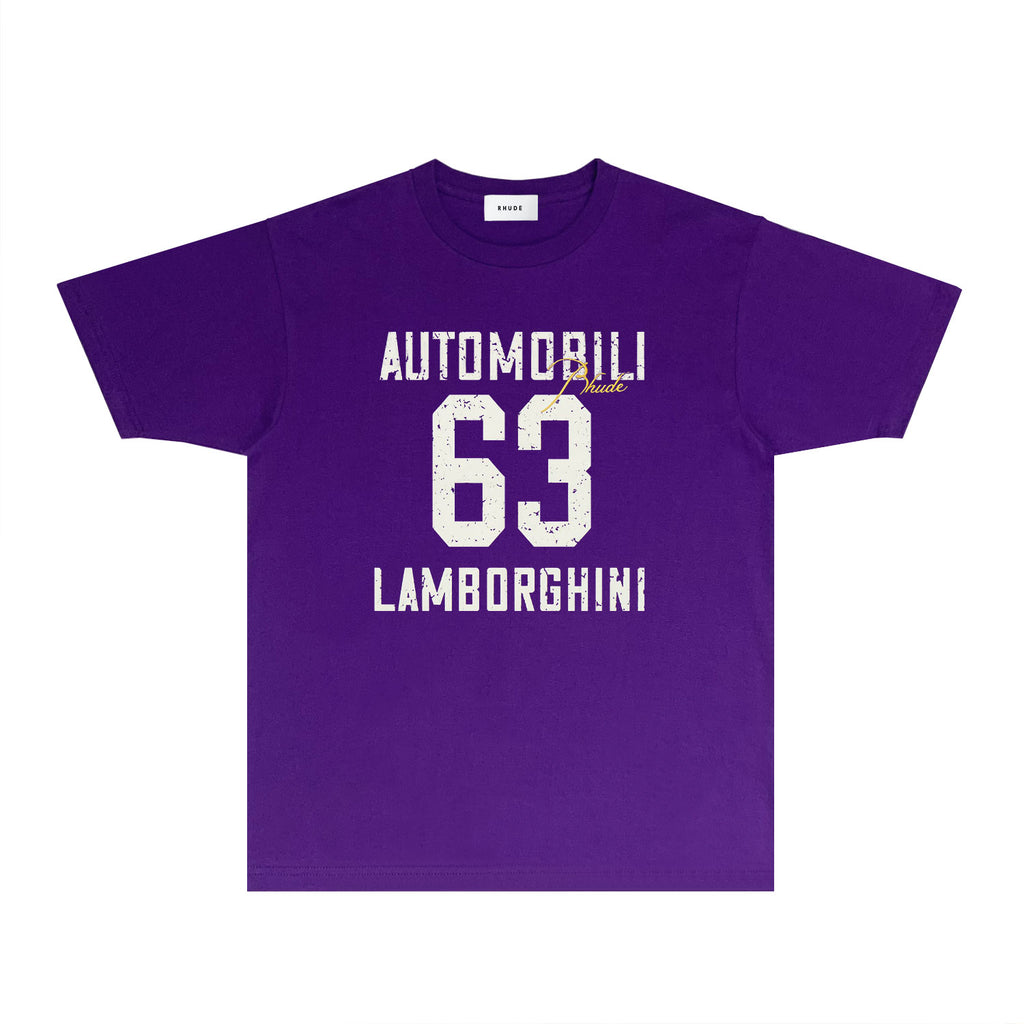 Rhude T Shirts Printed Trendy Pure Cotton