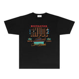 Rhude T Shirts Printed Trendy Pure Cotton
