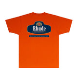 Rhude T Shirts Printed Trendy Pure Cotton