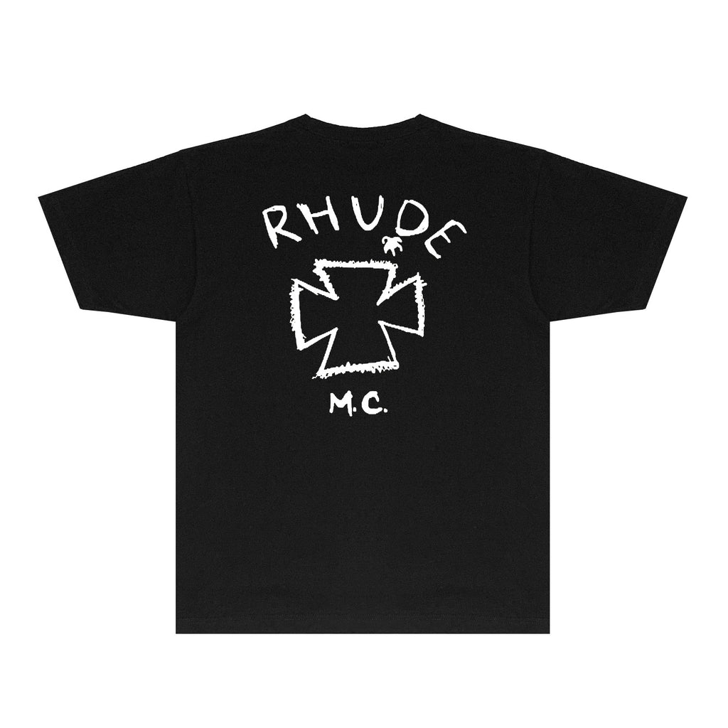 Rhude T Shirts Printed Trendy Pure Cotton