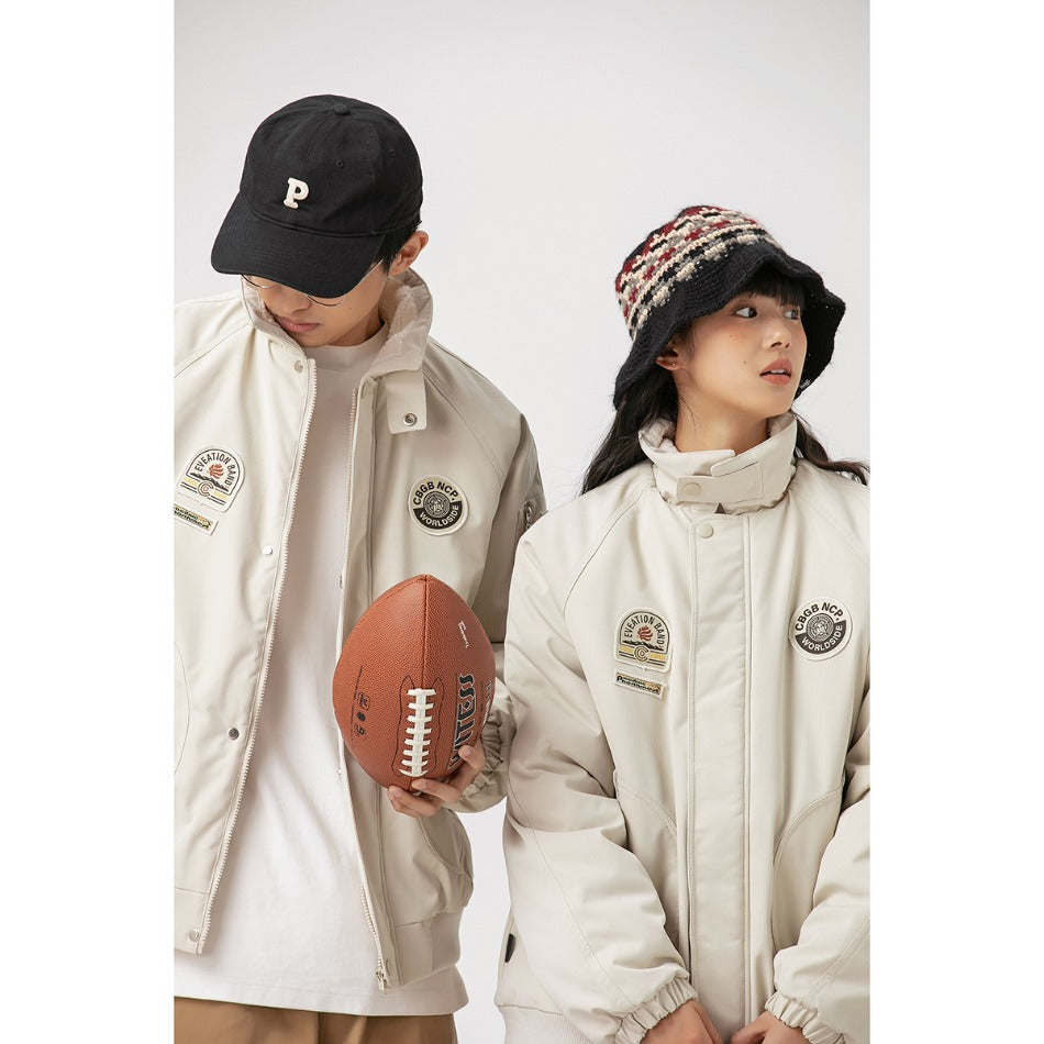 Unisex Coat Pilot Loose Couple