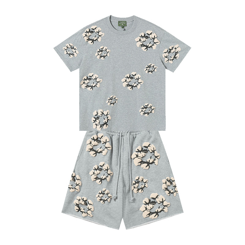 Denim Tears T shirt & Shorts 2 Piece Set