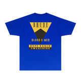 Rhude T Shirts Printed Trendy Pure Cotton