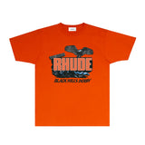 Rhude T Shirts Printed Trendy Pure Cotton