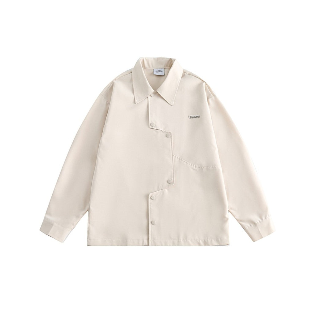 Unisex Shirt Loose Lapels Coat