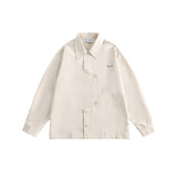 Unisex Shirt Loose Lapels Coat