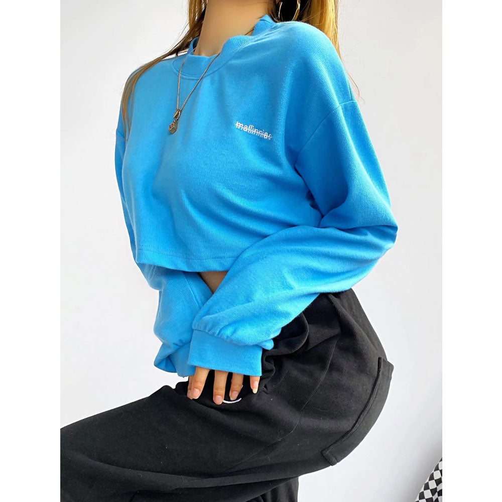 Women Hoodie Loose-Fitting Cropped Hot Girls