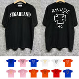 Rhude T Shirts Printed Trendy Pure Cotton
